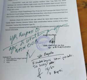 Walau Direkom Gubernur Dan Bupati, Diduga Dinas Terkait Abaikan Proposal Pemdes Di Ogan Ilir