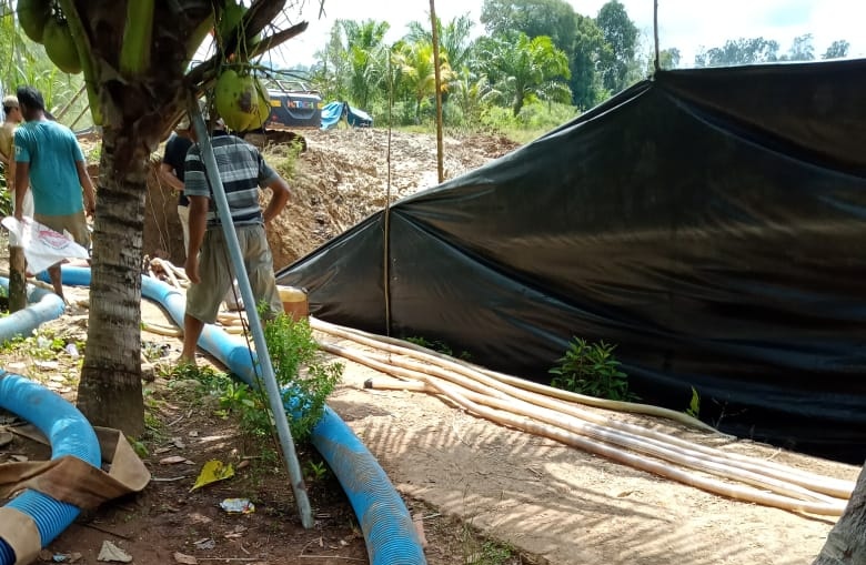 Tambang Emas Ilegal di daerah Sumatera Utara Kabupaten Mandailing Natal