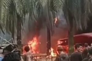 Kebakaran Sumur Minyak Ilegal di Wilayah PT Hindoli Kembali Terjadi, Diduga APH Setempat Tidak Serius Menindak Bisnis Ilegal Tersebut.